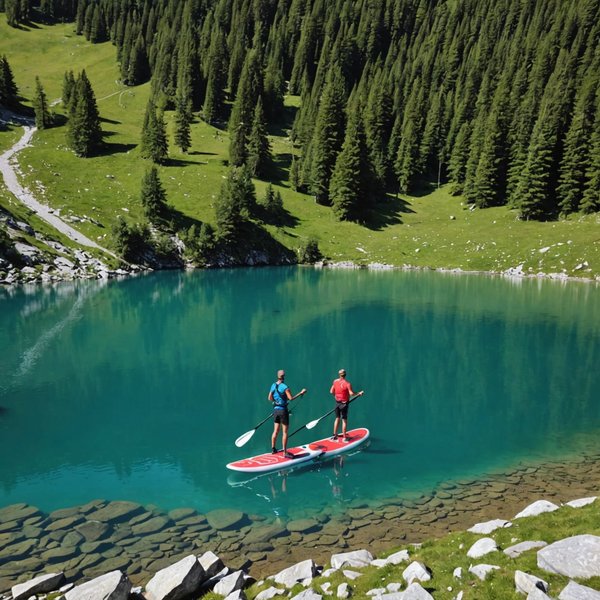 Comment préparer une excursion en paddleboard sur les lacs alpins en Suisse?